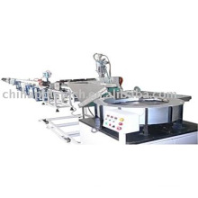 The flat drippier irrigation pipe extrusion line